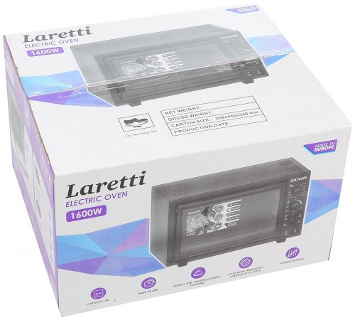 Електрична піч Laretti LR-EC3804 White